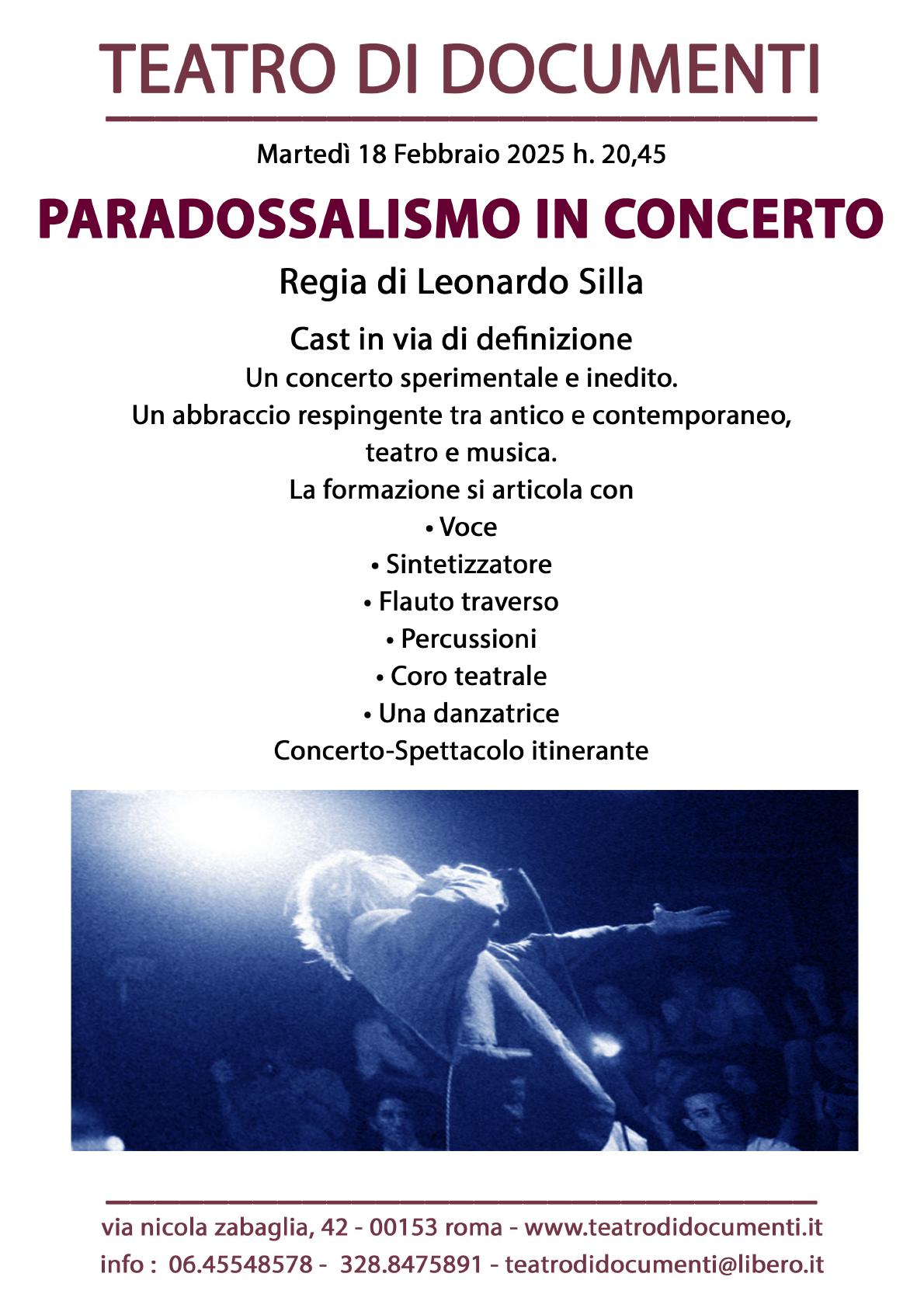 PARADOSSALISMO IN CONCERTO