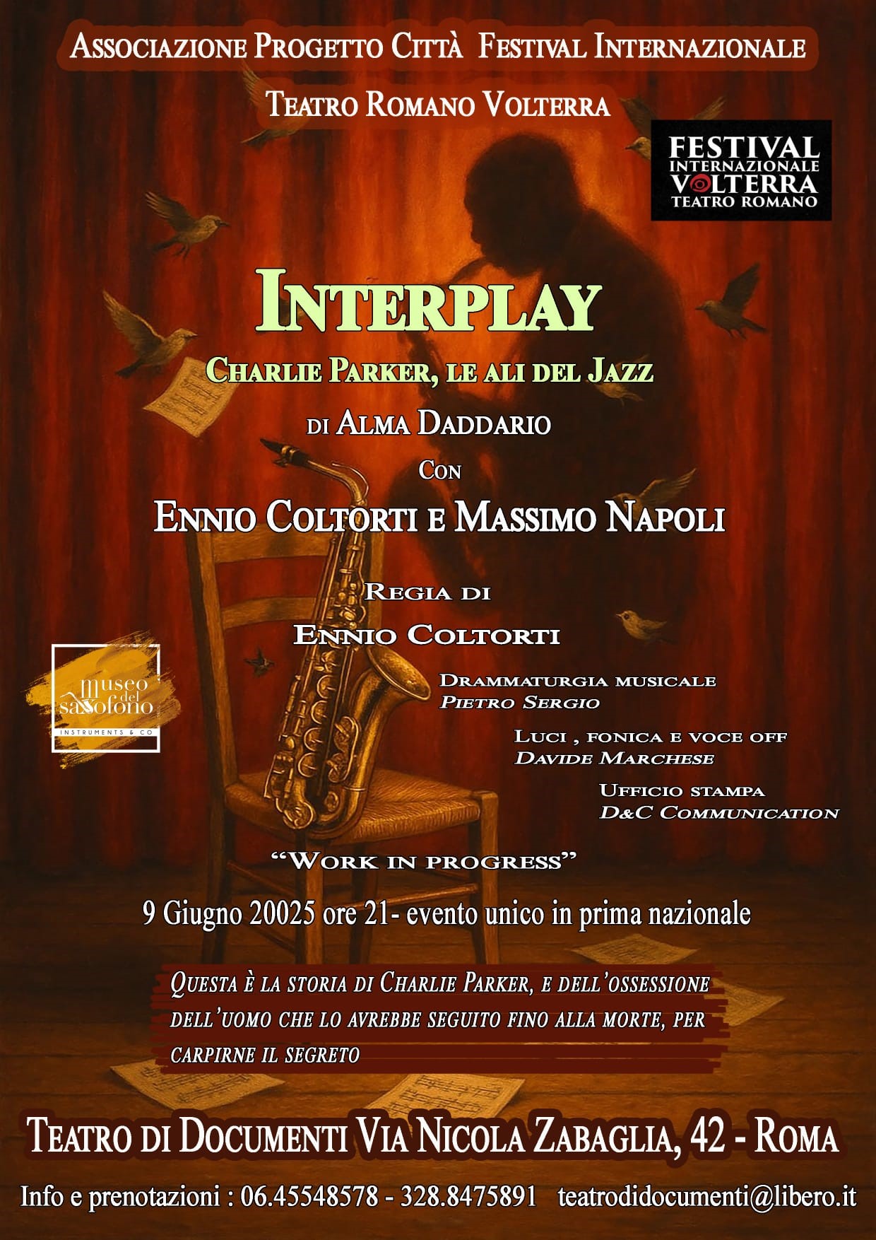INTERPLAY  Charlie Parker , le ali del Jazz