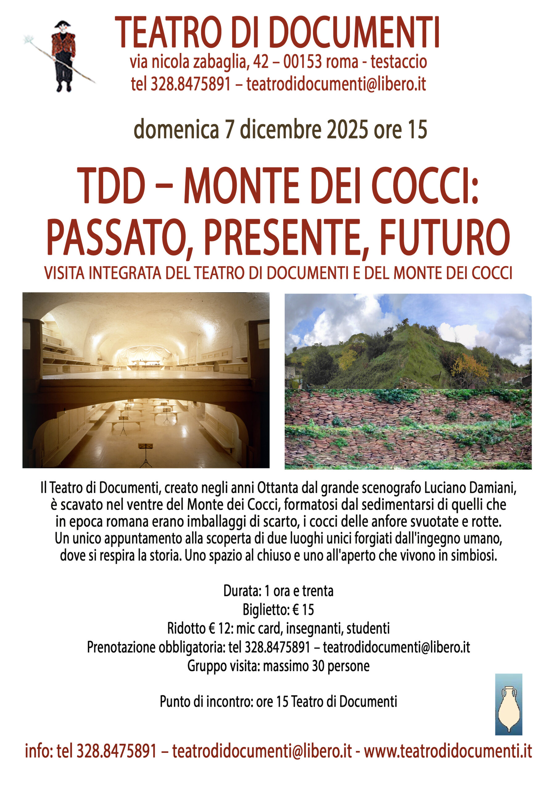 TEATRO DI DOCUMENTI – MONTE DEI COCCI DICEMBRE